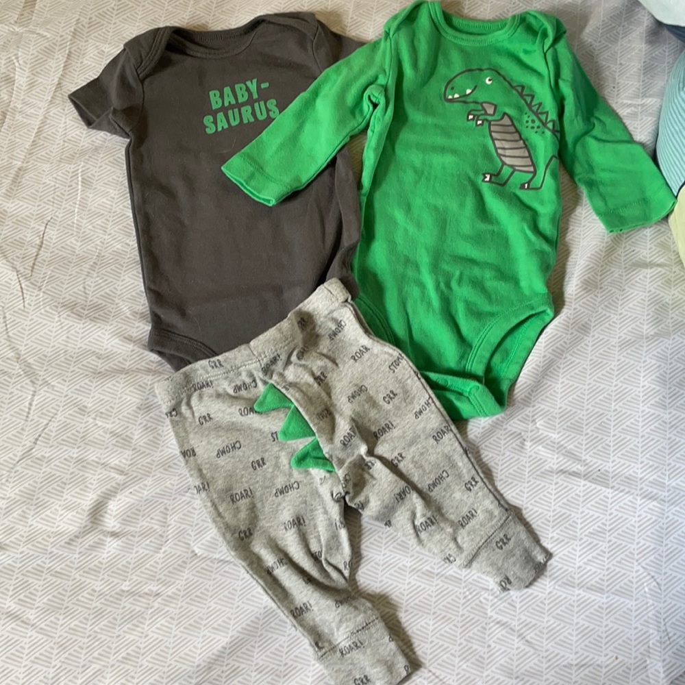 Matching set - t shirt, long sleeve, and t shirt